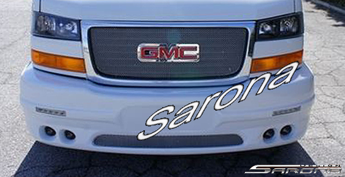 Custom Chevy Express Van  All Styles Front Bumper (2003 - 2024) - $699.00 (Part #CH-053-FB)